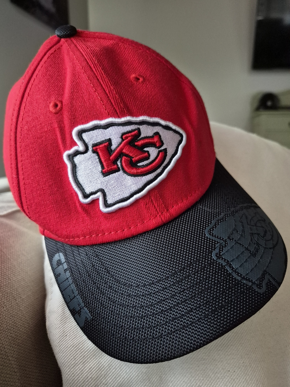 Kansas City Chiefs New Era 39THIRTY Child/Youth Fitted Cap